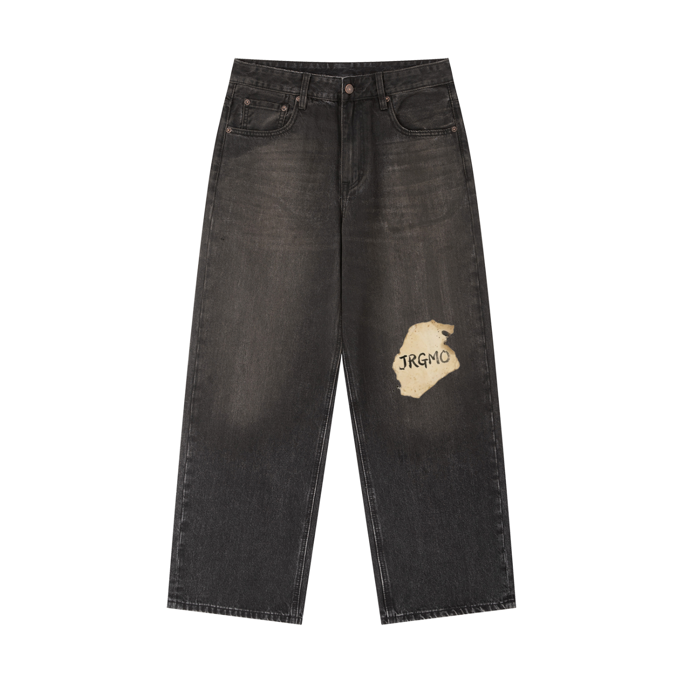 Black Denim Jeans "Torn"